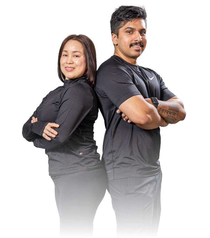 personal trainers Melody & Vishnu